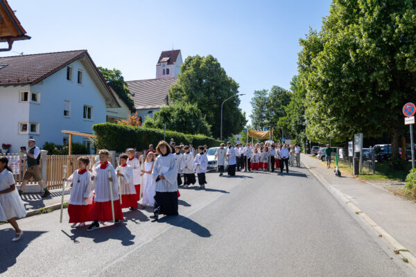 Fronleichnamsprozession im Pfarrverband St. Quirin und St. Michael 2025